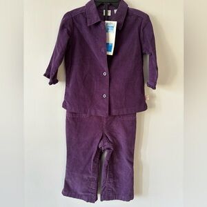 Vintage Covington Corduroy Purple Suit